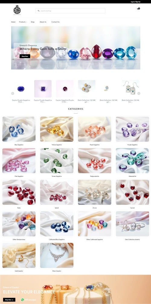 LakSHOP Client - Colors of Ceylon