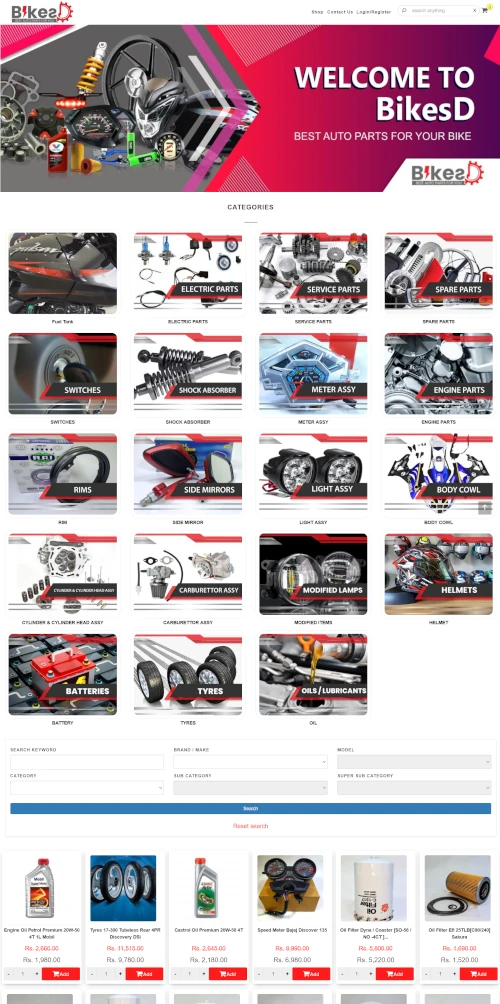 LakSHOP Client - BikesD